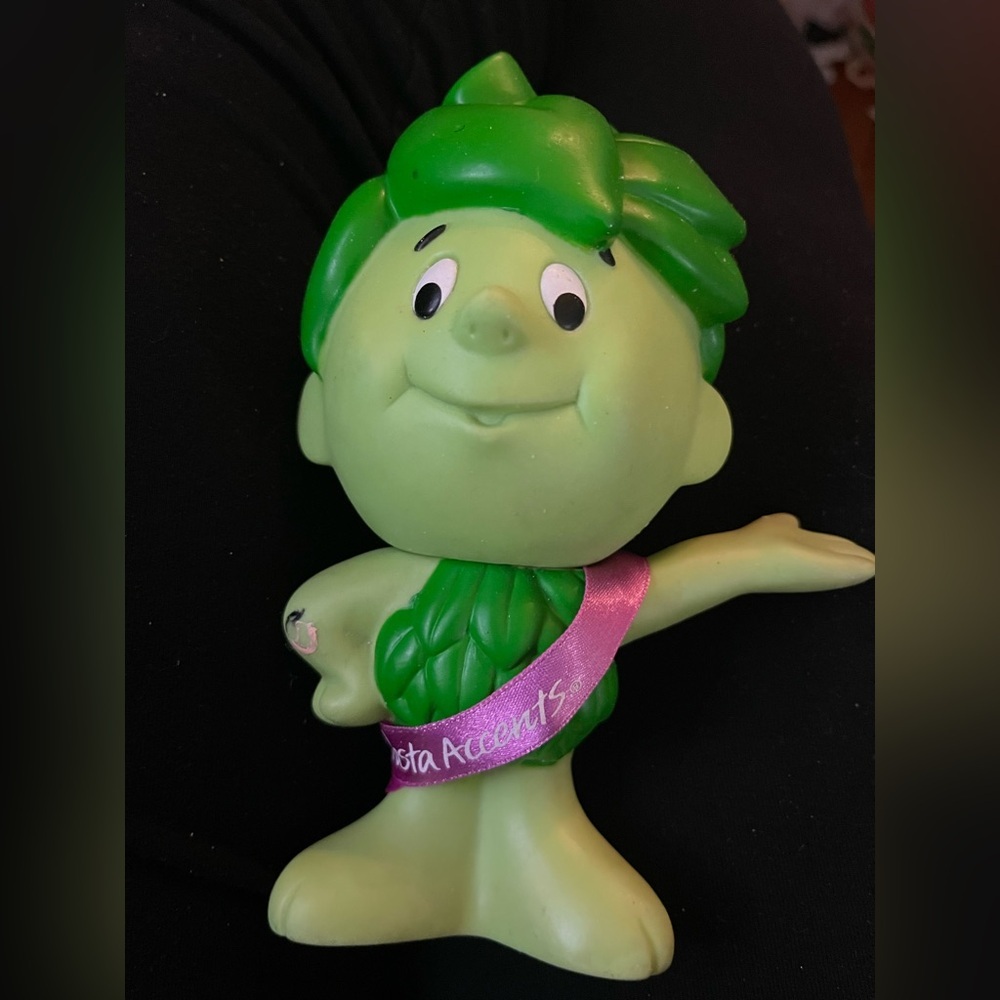 Little Jolly Green Giant Vinyl Sprout Advertising Doll Pasta Accents 1996